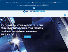 Tablet Screenshot of ajade.com.br